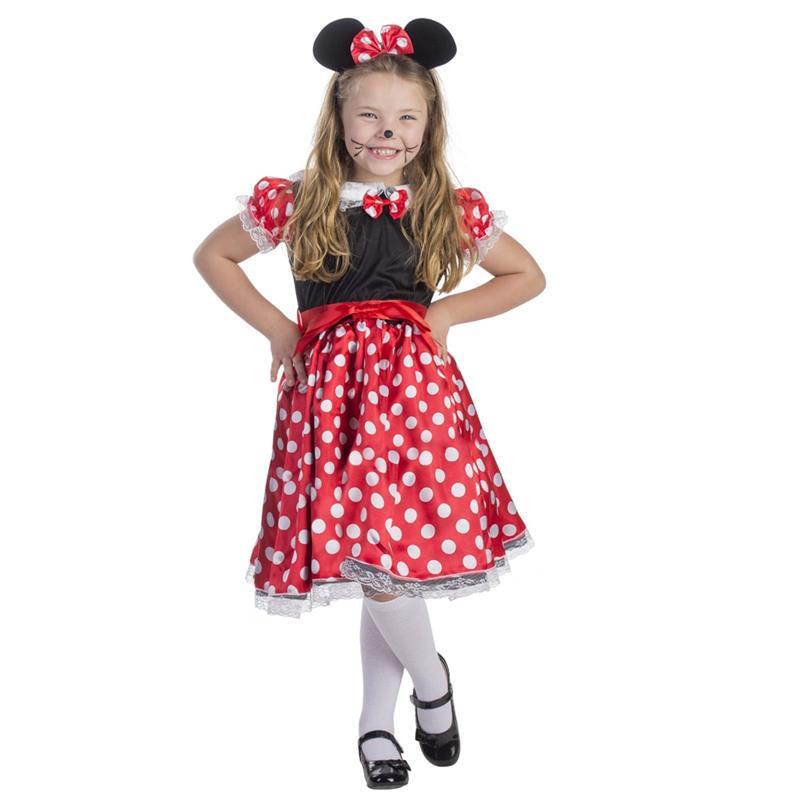 Dress Up America Kids Halloween Costume Charming Miss Mouse  Image 3