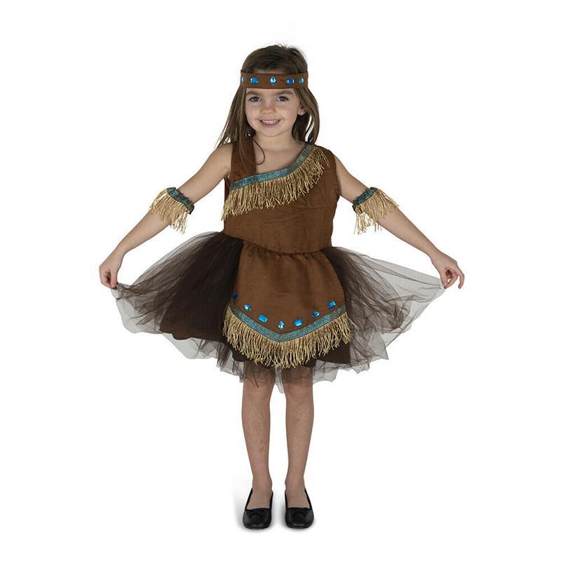 Dress Up America Kids Halloween Costume Indian Girl  Image 1