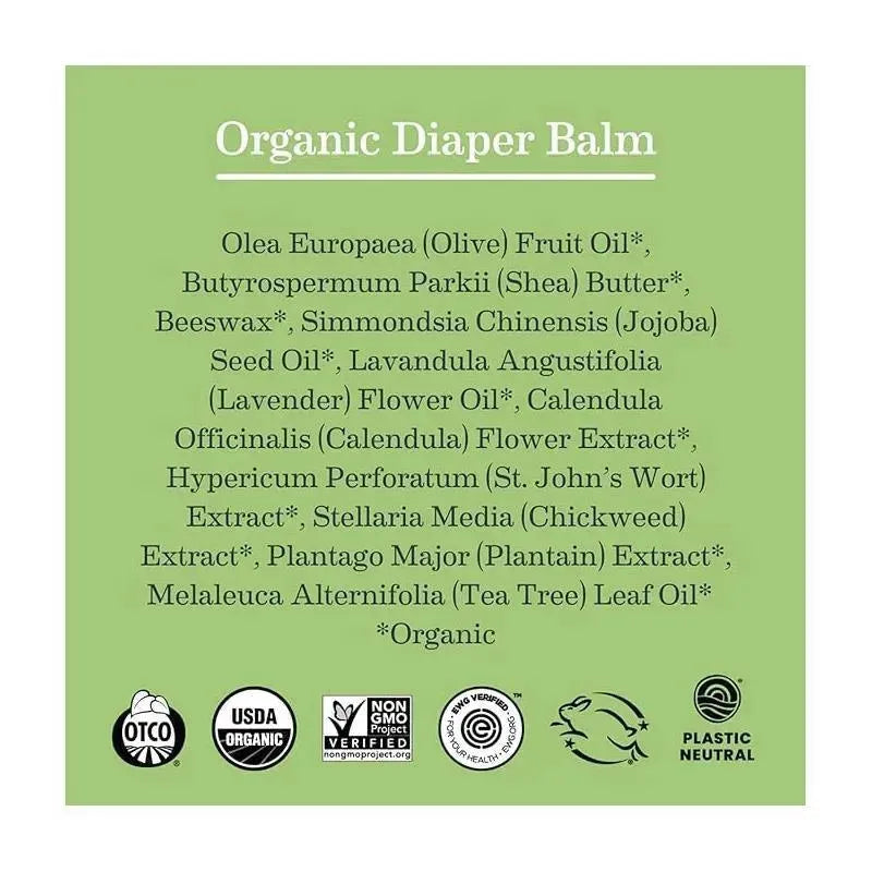 Earth Mamaorganic Economy Size Diaper Balm Diaper Cream For Baby... Earth Mamaorganic Economy Size Diaper Balm Diaper Cream For Baby...