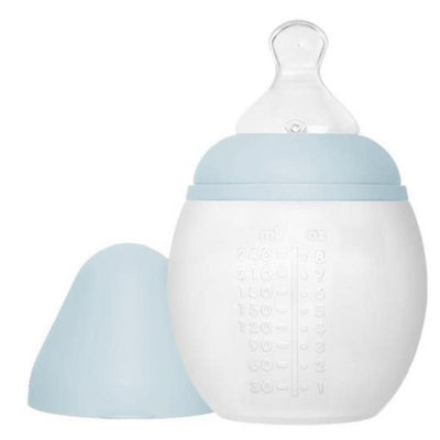 Elhee Baby Bottle 8 Oz Medium Flow, Blue Sky Image 1