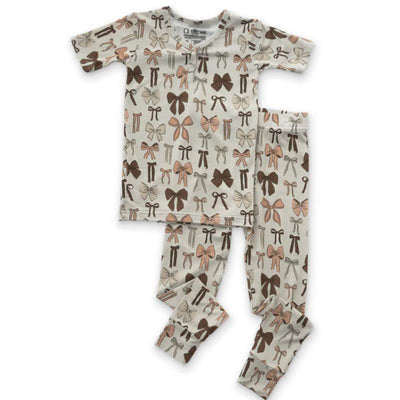Ellie Sue - 2Pk Baby Bows Pajama Set  Image 1