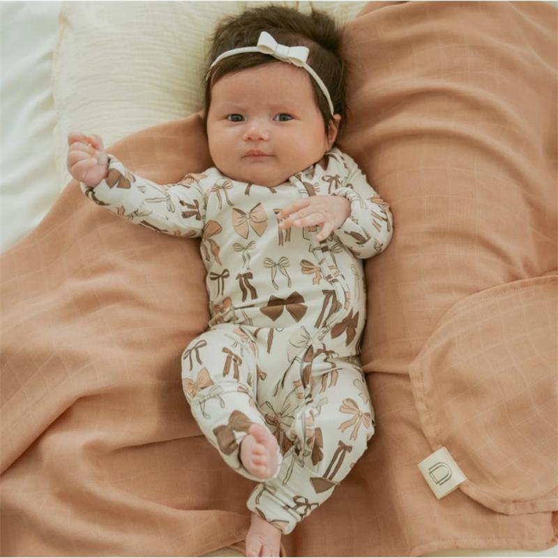 Ellie Sue - Baby Bows Zipper Romper  Image 2