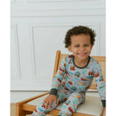 Ellie Sue - Baby Cars Bamboo Zipper Romper Image 1