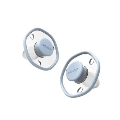 Emulait - 2Pk Baby Pacifier Blu Image 1