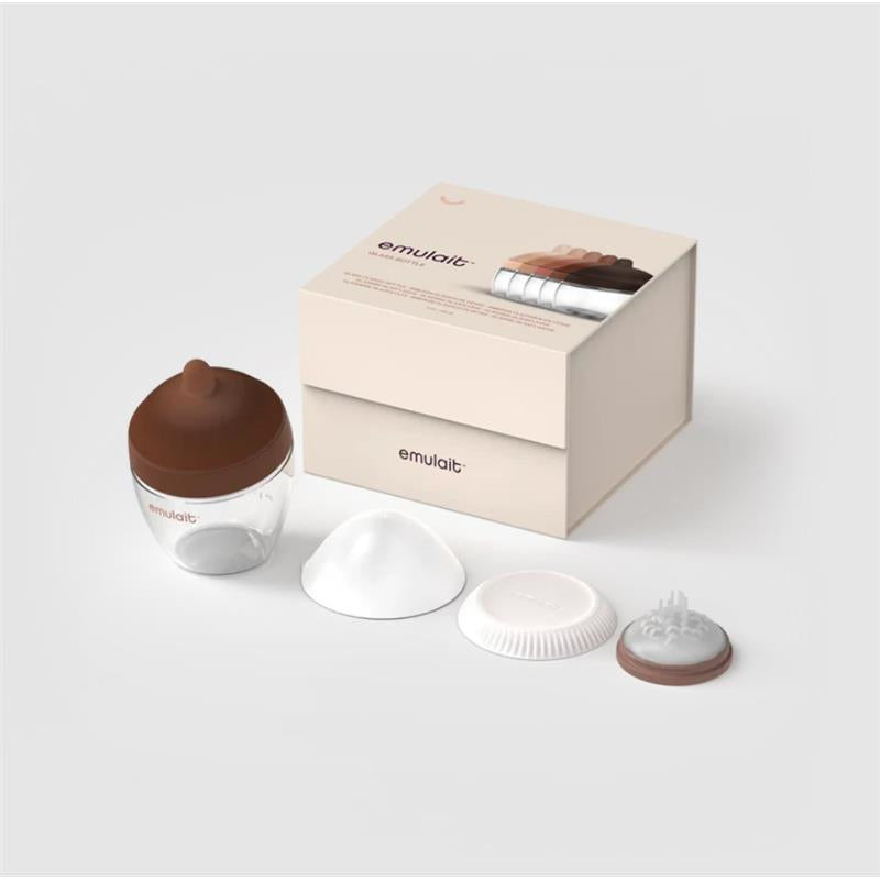 Emulait - Glass Classic Bottle Nipple Color Deep, Nipple Shape 3 Image 2