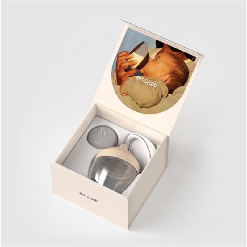 Emulait - Glass Classic Bottle Nipple Color Fair, Nipple Shape 3 Image 2