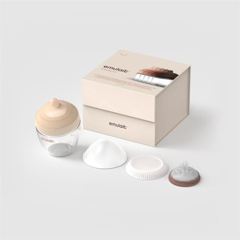 Emulait - Glass Classic Bottle Nipple Color Light, Nipple Shape 1 Image 2