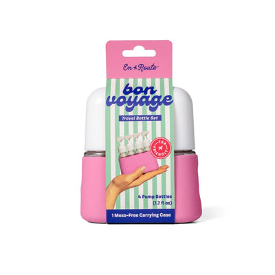 En Route Bon Voyage 4 Piece Travel Bottles - ASSORTED COLORS Image 1