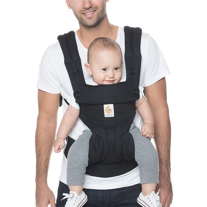Ergo Baby Four Position 360 Baby Carrier, Black Image 6