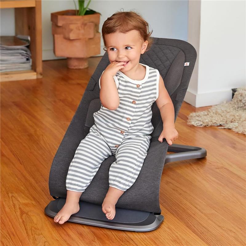 Ergobaby Evolve 3-in-1 Bouncer Seat for Babies & Toddlers, Charcoal Grey Image 8
