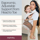 Ergobaby Alta Hip Seat Baby Carrier for Babies & Toddlers, Natural Beige Image 2