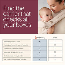 Ergobaby Alta Hip Seat Baby Carrier for Babies & Toddlers, Camel Brown Image 2