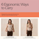 Ergobaby Alta Hip Seat Baby Carrier for Babies & Toddlers, Camel Brown Image 4