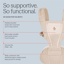 Ergobaby Alta Hip Seat Baby Carrier for Babies & Toddlers, Pink Quartz Image 2