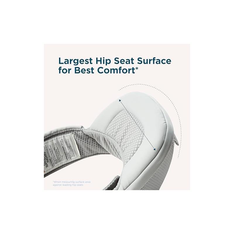Ergobaby Alta Hip Seat Baby Carrier for Babies & Toddlers, Pink Quartz Image 8