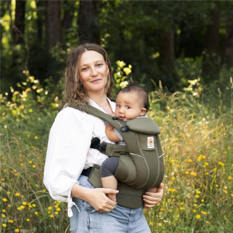 Ergobaby - Baby Carrier Omni Breeze | Olive Green Image 6