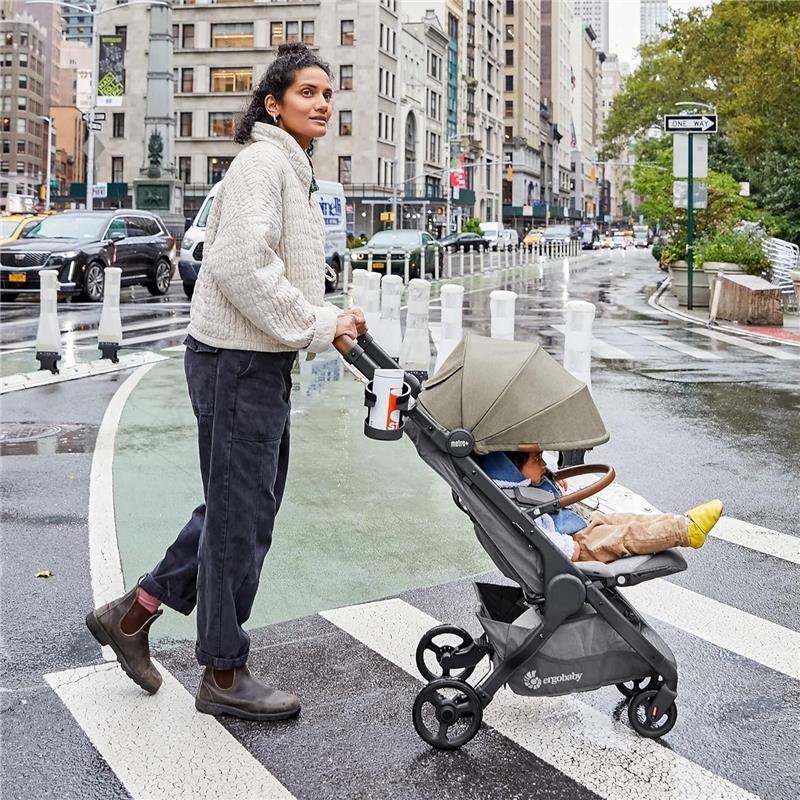 Ergobaby Metro+ Deluxe Compact Stroller, Empire State Green Image 7