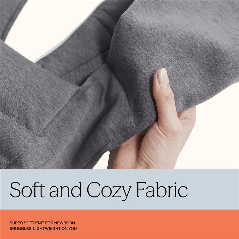 Ergobaby Embrace Newborn Baby Carrier, Heather Grey Image 7