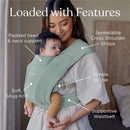 Ergobaby Embrace Newborn Baby Carrier for Infants, Jade Green Image 7