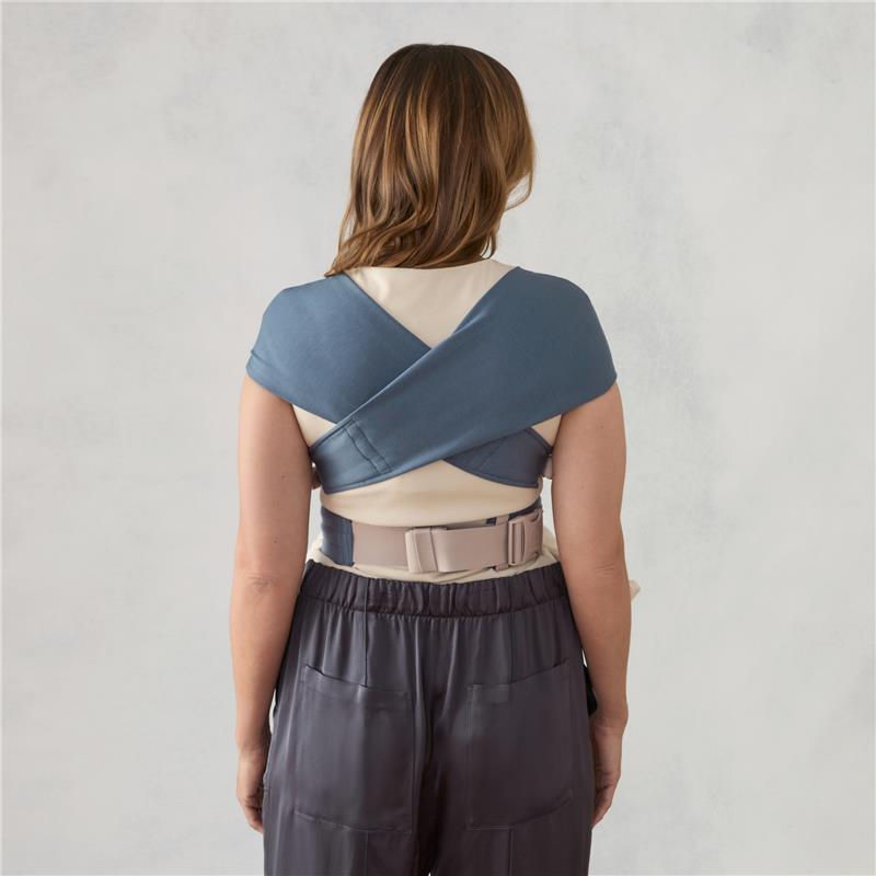 Ergobaby Embrace Newborn Baby Carrier, Oxford Blue Image 10