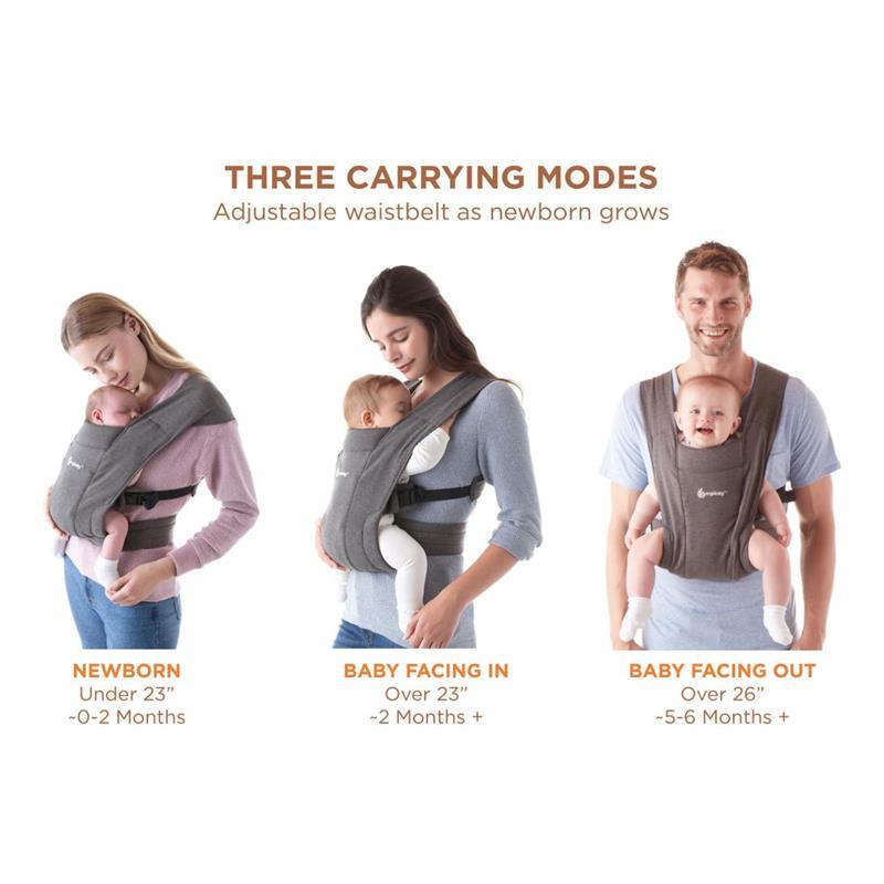 Ergobaby - Embrace Baby Carrier, Oxford Blue Image 3