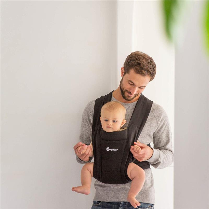 Ergobaby - Embrace Baby Carrier, Pure Black Image 6