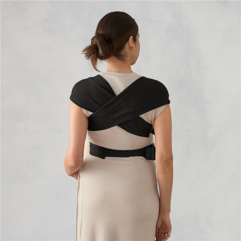 Ergobaby Embrace Newborn Baby Carrier, Pure Black Image 10