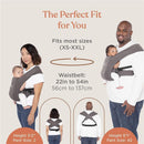 Ergobaby - Embrace Baby Carrier Soft Air Mesh, Soft Grey Image 5