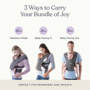 Ergobaby Embrace Newborn Baby Carrier, Canyon Clay Image 4