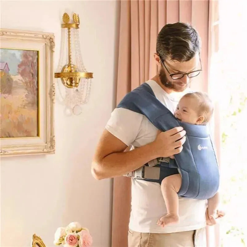 ergobaby carrier navy Ergobaby - Embrace Knit Newborn Carrier - Soft Navy