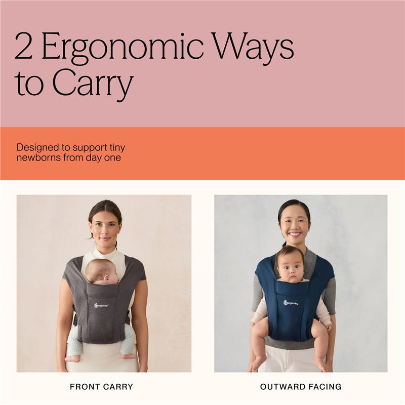 Ergobaby Embrace Newborn Baby Carrier for Infants Image 5