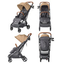 Ergobaby Metro 3 Deluxe Baby Stroller, Camel Image 2