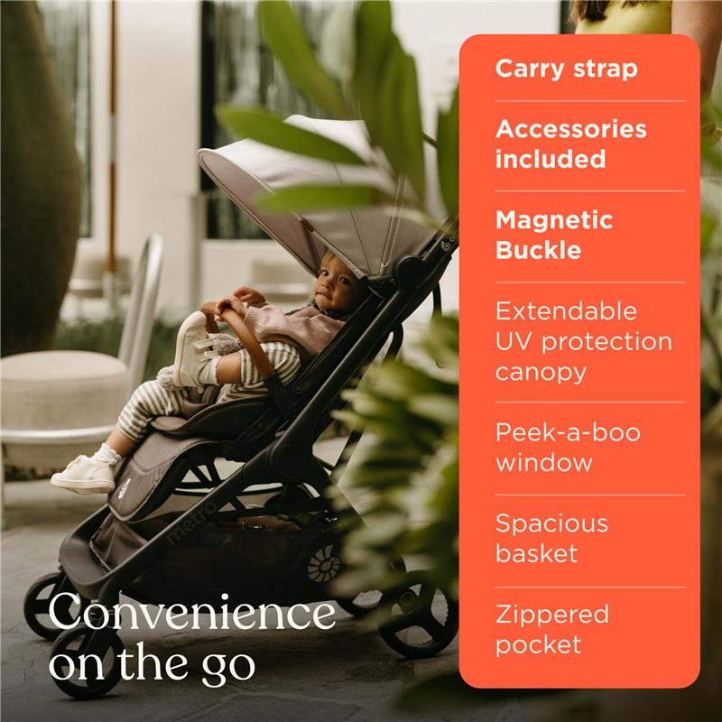 Ergobaby Metro 3 Deluxe Baby Stroller, Camel Image 6