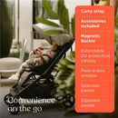 Ergobaby Metro 3 Deluxe Baby Stroller, Camel Image 6