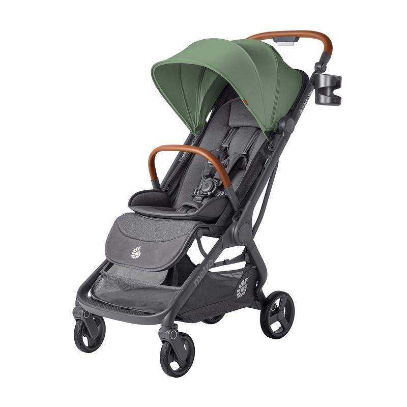 Ergobaby Metro 3 Deluxe Baby Stroller, Willow Green Image 2