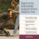 Ergobaby Metro 3 Deluxe Baby Stroller, Willow Green Image 3