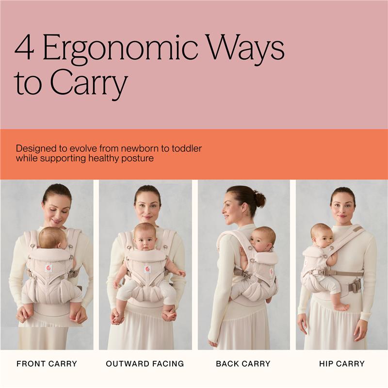 Ergobaby Omni Classic Baby Carrier for Newborn to Toddlers, Midnight Blue Image 6