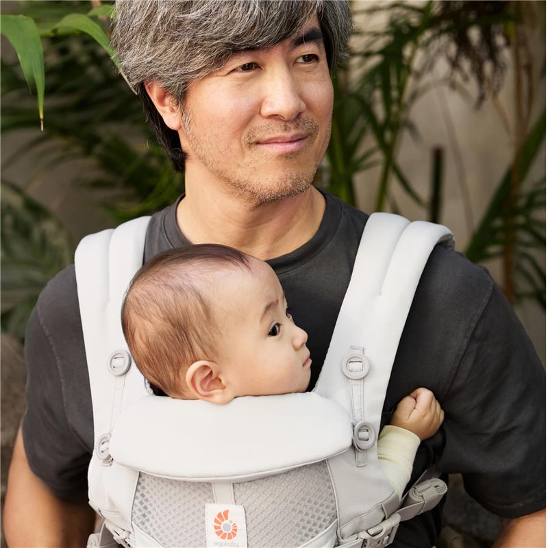 ergobaby air mesh carrier Ergobaby Omni Classic Baby Carrier, Pearl Grey
