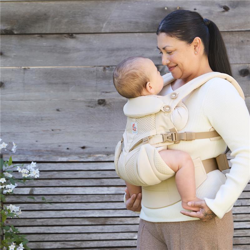 Ergobaby Omni Classic Baby Carrier for Newborn to Toddlers, Natural Beige Image 12