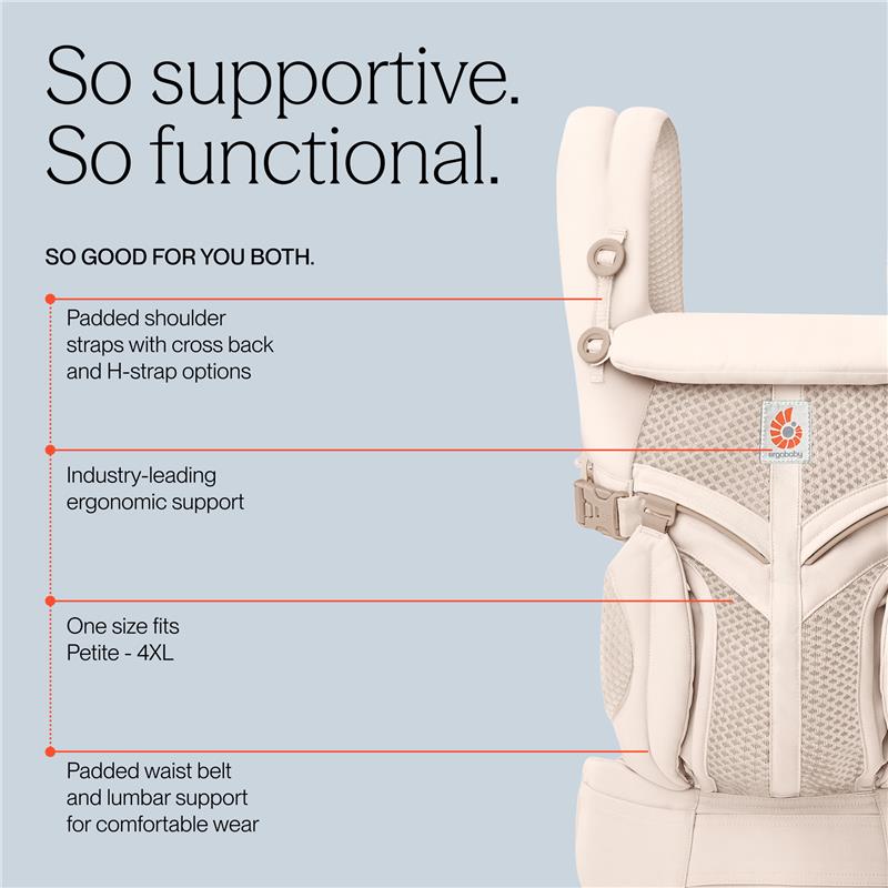 Ergobaby Omni Classic Baby Carrier for Newborn to Toddlers, Natural Be