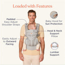 Ergobaby Omni Classic Baby Carrier for Newborn to Toddlers Image 4