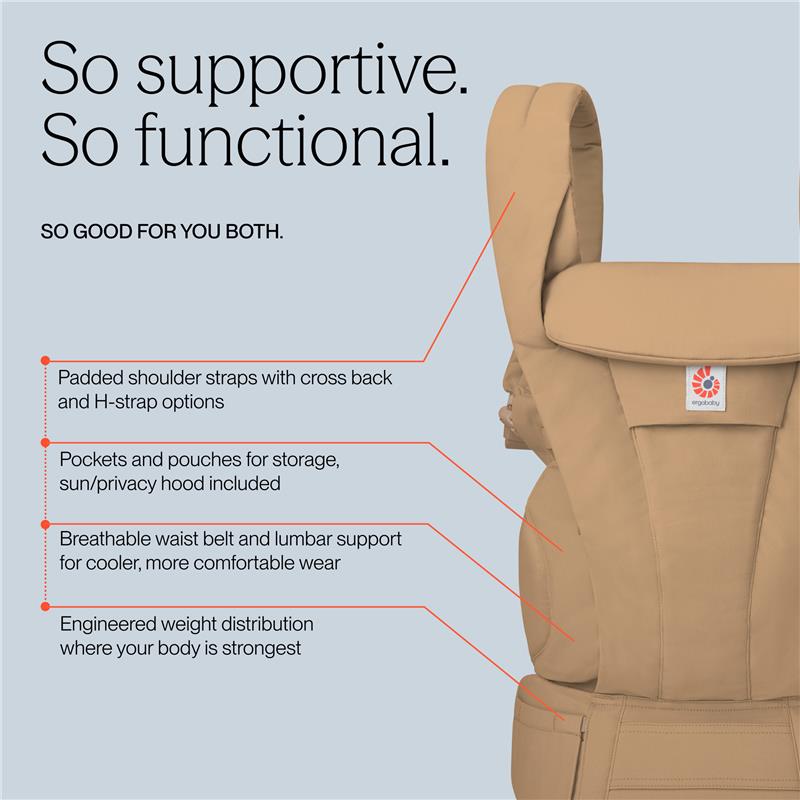 ergobaby original carrier weight Ergobaby Omni Deluxe Baby Carrier, Cotton