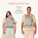 Ergobaby - Omni Deluxe All Carry Positions Breathable Cotton Baby Carrier with Enhanced Lumbar Support, Camel Image 7