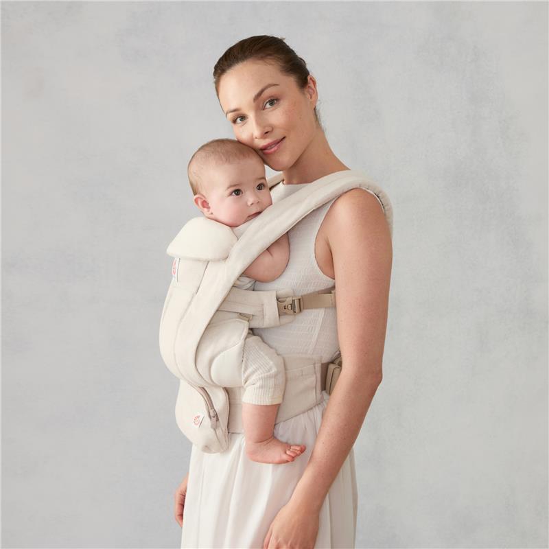 Ergobaby Omni Deluxe Baby Carrier for Newborn to Toddlers, Natural Linen Image 9