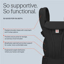 Ergobaby Omni Deluxe Mesh Baby Carrier for Newborn to Toddlers, Onyx Black Image 5