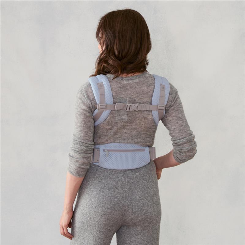 Ergobaby Omni Deluxe Mesh Baby Carrier for Newborn to Toddlers, Serene Blue Image 10