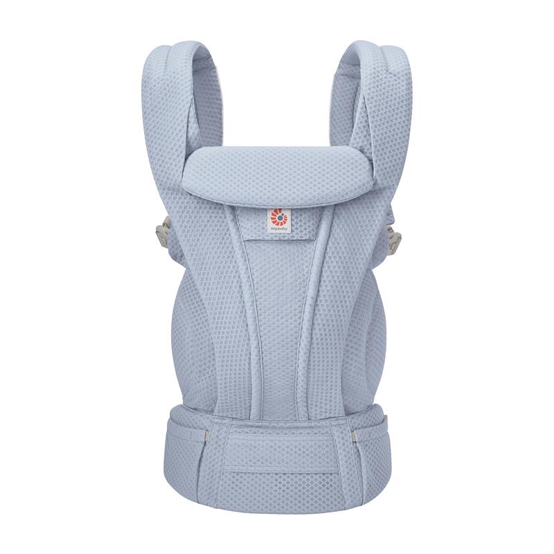 Ergobaby Omni Deluxe Mesh Baby Carrier for Newborn to Toddlers, Serene Blue Image 2