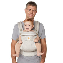 Ergobaby - Omni Dream All Carry Positions SoftTouch Cotton Baby Carrier, Natural Dots Image 1