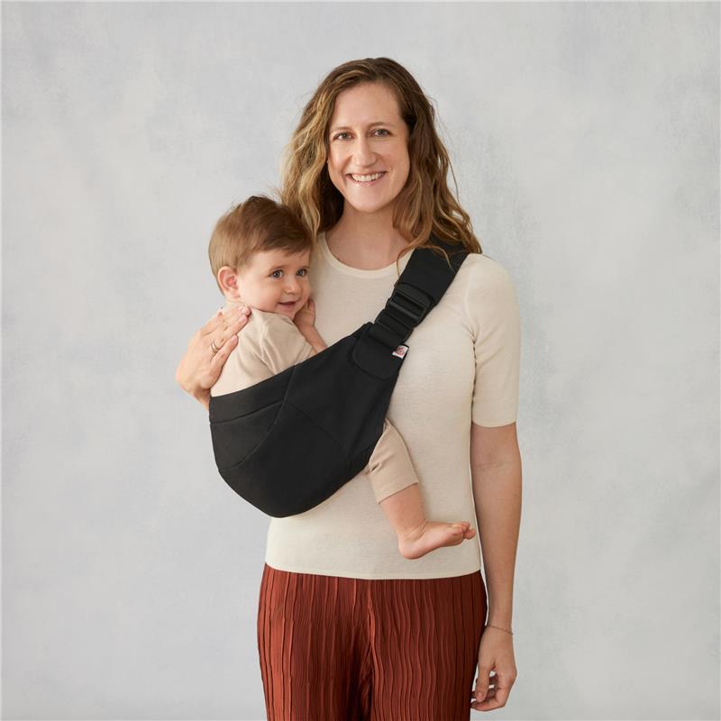 Ergobaby Upsie Sling Baby Carrier for Babies and Toddlers, Onyx Black Image 3