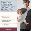 Ergobaby Upsie Sling Baby Carrier for Babies and Toddlers, Pearl Grey Image 4